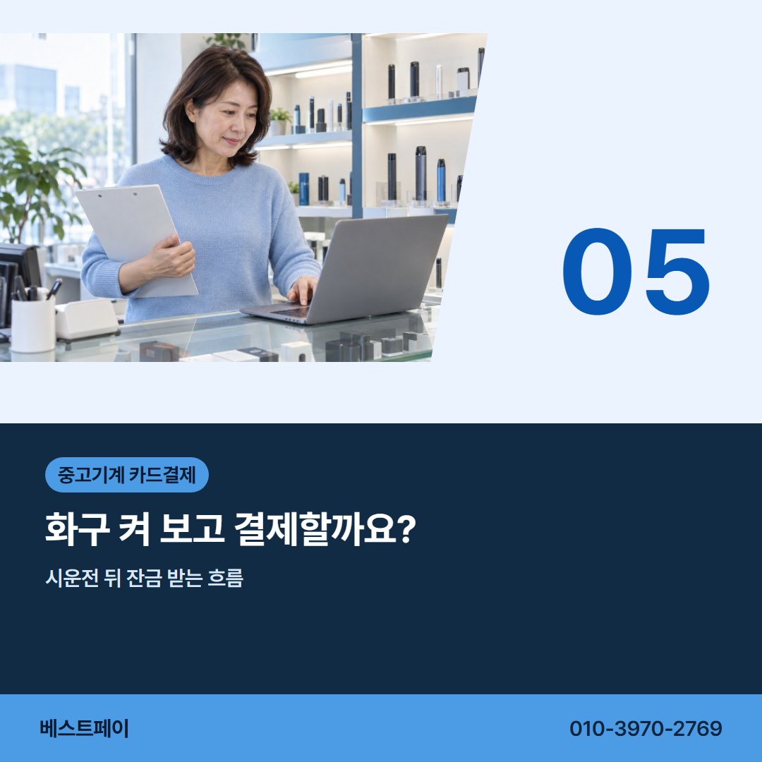 중고기계 카드결제 화구 켜 보고 결제할까요? — 주방기계 매장이 자주 묻는 아홉 장을 모았어요