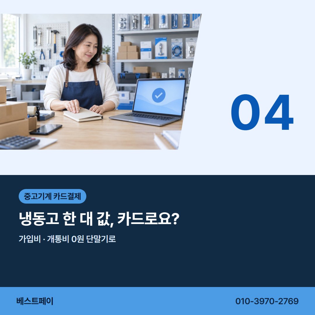중고기계 카드결제 냉동고 한 대 값, 카드로요? — 주방기계 매장이 자주 묻는 아홉 장을 모았어요