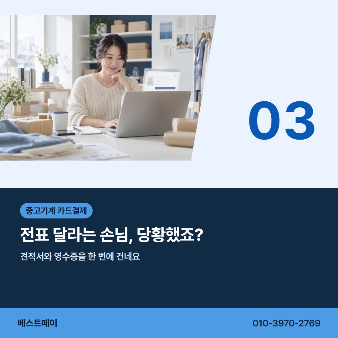 중고기계 카드결제 전표 달라는 손님, 당황했죠? — 주방기계 매장이 자주 묻는 아홉 장을 모았어요