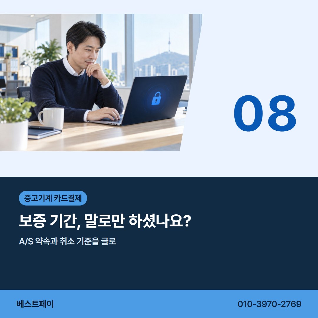 중고기계 카드결제 보증 기간, 말로만 하셨나요? — 주방기계 매장이 자주 묻는 아홉 장을 모았어요
